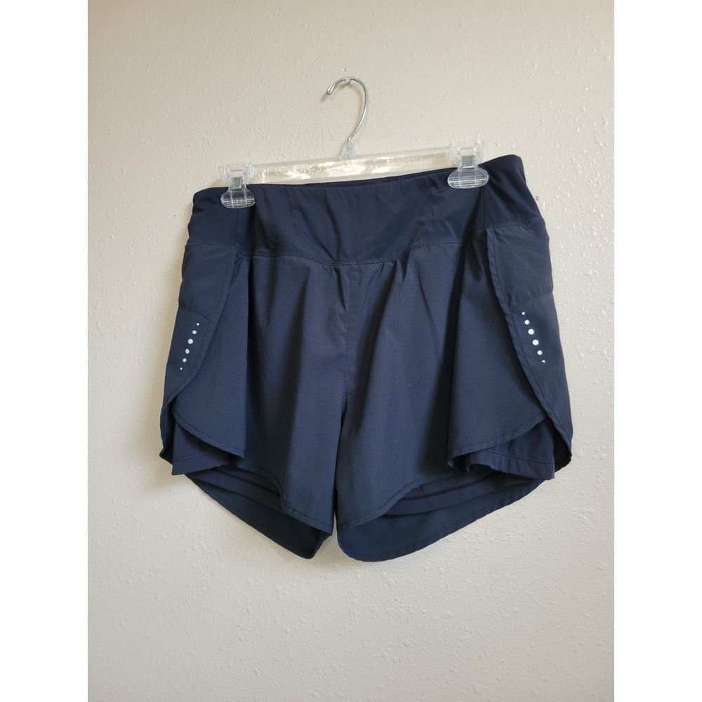 BALEAF‎ Women's Running Shorts Black Lined Athletic Active Gym Sz L
